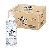 友桝飲料 炭酸水 STRONG SODA 500ml×24本 プレーン 強炭酸