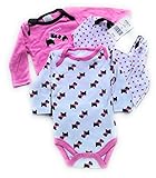 Baby GearピンクScotty Dog 3-pk Bodysuits ( 0 – 3 )