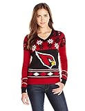 NFLレディースVネックセーター、Arizona Cardinals、Xラージ