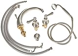 Rohl u.3648lsp Georgian Eraデッキマウント浴槽フィラー蛇口ハンドシャワーとpo、 U.3648LSP-STN 1
