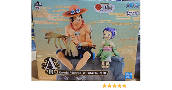 Amazon Co Jp 一番くじ ワンピース ワノ国編第二幕 A賞 Emorial Vignette エースお玉 ホビー 通販