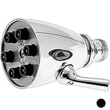 ウエストブラスd308 – 62 Speakmanスタイル6-jetシャワーヘッド – パウダーコートフラットブラック