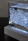 ホワイト5 " Squareライトベース16 LEDクールホワイト,電池式
