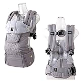 リルベビー LILLEBABY 抱っこ紐 【正規代理店輸入】 COMPLETE 6-in-1 6WAYベビーキャリア リュクスゴールドトリム(ピューターグレー) lb0009-02 新生児(3.2kg