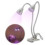 10W360°ダブル柔軟なUSBランプが点灯し、成長室温室植物をスプリントライトを育てるLED