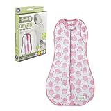 Woombie Convertible Unvented Girl's Nursery Swaddling Blankets, Pink Owls, 5-13 Pounds by Woombie