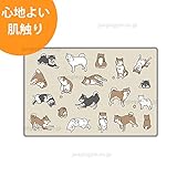 ブランケット ひざ掛け 膝掛け PAQUET パルブランケット 柴犬 シバイヌ マイクロフリース 犬グッズ 犬雑貨