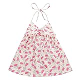Brightup女の子のドレス夏の、子供赤ちゃん浜辺服装、袖なしのドレス、カジュアルな服