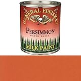 General Finishes QPS Milk Paint, 1 quart, Persimmon [並行輸入品]