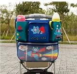 FANStek ベビーカー ドリンク ホルダー ネット バッグ 多機能小物入れ ベビーカーバッグ 収納 ベビーカー 保冷バッグ ベビーカー用バッグ 保温防滴 マザーズバッグ ストローラー ベビーカー用