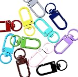 [ファイニエ] ナスカン カラフル キーホルダー パーツ 30個 金具 ハンドメイド アクセサリー 手芸 BD3054