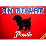 ノーブランド品 カーマグネット ON BOARD (トイプードル)