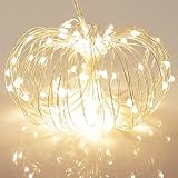 100 LED Outdoor Battery Fairy Lights w/ Remote & Timer - (8 Modes, Dimmable, IP65 Waterproof, 11M Co