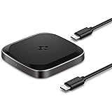 Spigen 15Ｗ ワイヤレス充電器 [ Qi対応/置くだけ充電/急速ワイヤレス充電 / 15W / USB Type-Cケーブル ] Galaxy S23 iPhone SE 第3世代 2022 / iPhone 11 Pro Mino Max/