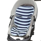 【cleanbasic_seat】 (ストライプネイビー)優れた弾力性で年中使える Manito 3Dメッシュ素材 ベーシッククールシート/ベビーカー 保冷シート/チャイルド シート【cleanbas