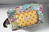 送込　消臭タグつき　お尻ふき内蔵型　おむつポーチ　オムツポーチ　ＰＯＰモンスター　ハグハグ(hug*hug)