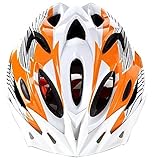 【MHR 】自転車ヘルメットサイクリング ヘルメット スポーツ ヘルメット ジュニアヘルメット マウンテンバイク クロスバイク 男女兼用　通気　安全　スタイリッシュ (オレンジ)