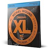 D'Addario ダダリオ ベース弦 ニッケル Medium Scale .050-.105 EXL160M 【国内正規品】