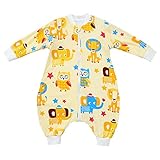 エルフ ベビー(Fairy Baby)ベビースリーパー スリーピングバッグ 着る布団 寝袋春夏用 2Way S 動物パーティー