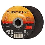 3M Cubitron II Cut-Off Wheel T27, Ceramic Grain, 4-1/2 Diameter x 0.045 Width, 60 Grit, 7/8 Center H