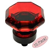 Cosmas 5268orb-rオイルはブロンズキャビネットハードウェアノブwithレッドガラス – 1 – 5 / 16 "直径 10 Pack ブロンズ 5268ORB-RED-10 Pack