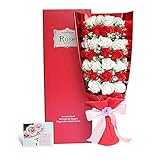 Yobansa 　造花 石鹸の花 花束 ソープ　フラワー　大切な人 へ 感謝 の 気持ち を 伝える 花束 （ 母の日 ・ バレンタイン ・ ホワイトデー ・ 入学 ・ 卒業 ・ 誕生日 ・ 結婚記念