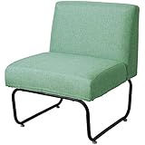 CROSS(クロス) ソファ 1人掛け (麻風 グリーン) カフェ風 ファブリック コーデュロイ おしゃれ