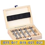 SHINA 　木工用ボアビット5本セット　木工ドリル　 穴あけ 　ドリルビットセット　タングステンカーバイド　面取り　彫刻　プロフェッショナルレベル (KKQ-P15-23)