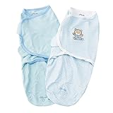 Summer サマー SwaddleMe スワドルミー 2枚 セット　SMサイズ　おくるみ 574300 [並行輸入品] (Blue Bear)