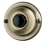 NuTone PB67AB Wired Unlighted Door Chime Push Button, Antique Brass [並行輸入品]