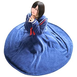 着て歩ける コタツ セーラー服 進化 着る毛布 着る毛布セーラー服 販売に関連した画像-03