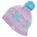(トレスパス) Trespass キッズ・子供・ジュニア フォスコ ポンポンつきニット帽 バブルハット ビーニー ニットキャップ 冬 (2/4歳) (ヴィオラ)