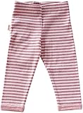 yuga☆ボーダー・レギンス ピンク 100cm オーガニックコットン100% ベビー 服 男の子 女の子 兼用 ボトム ズボン スパッツ 出産祝い プレゼント 綿100%