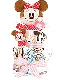おむつケーキ ディズニー ミッキー ミニー 2段 出産祝い ベビーギフト タオル disney15_16