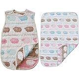 【セット買い】 サンデシカ スリーパー ふわふわ6重ガーゼスリーパー Mサイズ ひつじ + ６重ガーゼケット