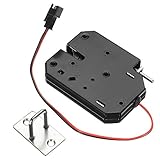 Sorliva K01 12V DC 2A電気磁気インテリジェントキャビネットドアロックの失敗手動ロック解除ハンドルで安全