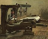 Van Gogh ウィーバー1 Weaver 1 キャンバス複製画 60X50cm 風景 絵画 完全に立体に複製 3D 印刷 美術品 部屋 壁掛け