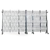 アルミゲート フェンス ゲート H1500x W8000 両開き 扉 工事 現場　安全 注意 安Z 代不