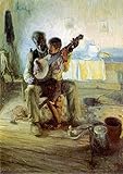 Theバンジョーレッスン – by Henry Ossawa Tanner – Unframed 20" by 28" AC-45450-2028