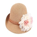 Excellent.advanced?新しいスタイルの夏の子供のストローの帽子は、花の姫の帽子の子供のビーチの帽子をバラ