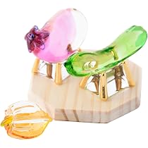 Amazon.co.jp: 精霊馬 ミニ お盆飾り かわいい ガラス クリスタル精霊