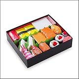 おむつ寿司【梅】15貫 sizeＭ(唐草・緑 布風呂敷同梱) 出産祝いにおむつケーキもいいけど日本人なら[オムツ寿司]送料無料（北海道・沖縄を除く）