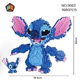 ダイヤモンド 小さな粒子 積み木 ブロック 知育 玩具 贈り物 誕生日プレゼント スティッチ 1880個