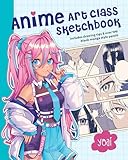 Anime Art Class Sketchbook: Includes Drawing Tips and Over 100 Blank Manga Style Panels