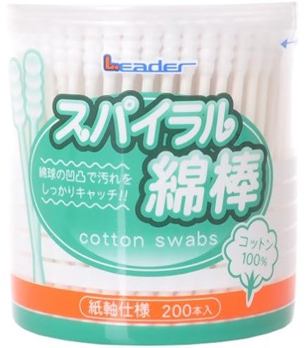 Amazon | UD綿棒 スパイラル綿棒 凸凹型 紙軸 抗菌加工 200本入 | 平和
