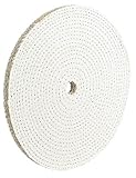 Woodstock D3084 6-Inch by 60 Ply by 3/4-Inch Hole Soft Spiral Sewn Buffing Wheel [並行輸入品]