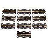 10個入りセット 蝶番 花の形 ヒンジ キャビネットドアハード ウェアヒンジ アンティーク調 手芸 手作り パーツ 金具 ネジに付き 5*2.5cm