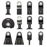 elfishjp ブレード カットソー・マルチツール用 12 点セット 替刃 互換 メタル 先端工具 カットソー ラスチック・木材適用 電動工具