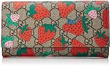 [グッチ] 2つ折り長財布 STRAWBERRY PRINT ストロベリープリント B.EB.MULT/SUGAR PINK [並行輸入品]