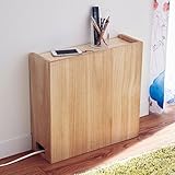 天然木のタップ＆ルーター収納 ナチュラル